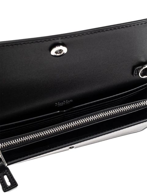 Max Mara Clutchy leather clutch bag - Black