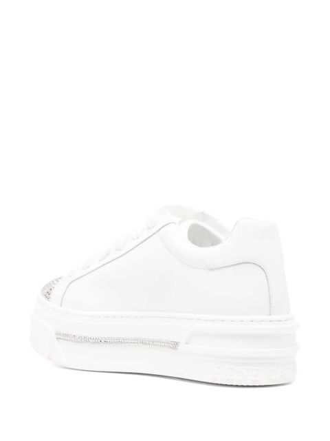 René Caovilla lace-up fastening trainers - White - zdjęcie produktu nr 2