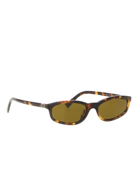 Miu Miu Eyewear cat eye-frame sunglasses - Brown - zdjęcie produktu nr 2