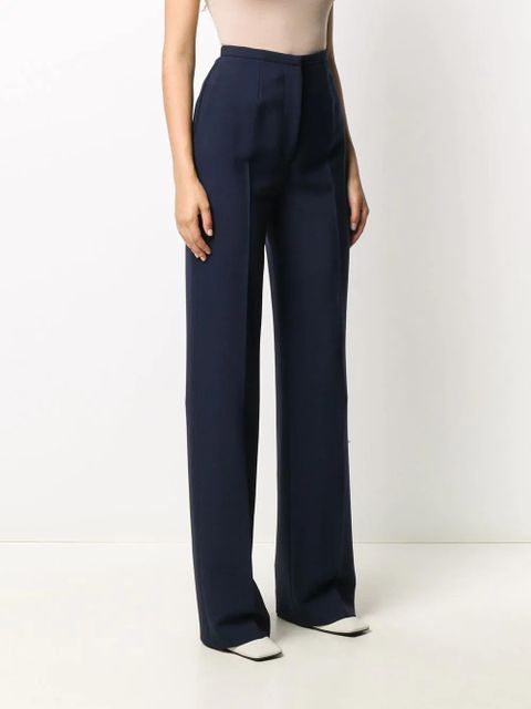 Prada wide-leg tailored trousers - Blue