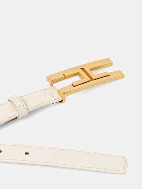 Elisabetta Franchi pasek damski kolor beżowy CT72S57E2 - zdjęcie produktu nr 2