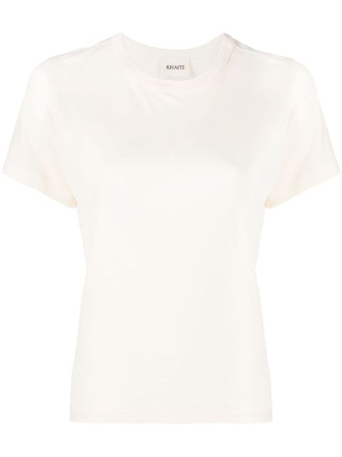 KHAITE The Emmylou T-shirt - Neutrals - zdjęcie produktu nr 1