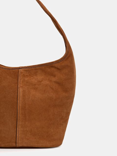 MICHAEL Michael Kors torebka zamszowa kolor brązowy 30F4G2YL6S - zdjęcie produktu nr 2