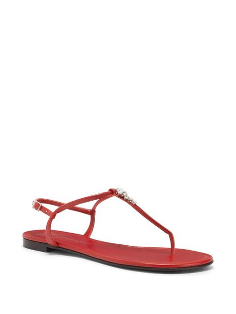 Giuseppe Zanotti Anyelle leather sandals - Red