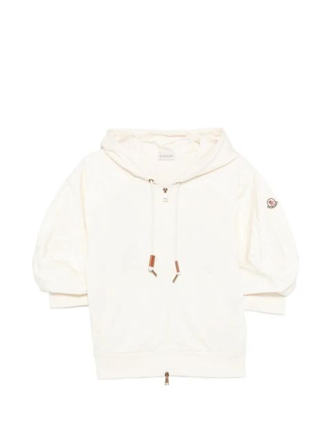 Moncler hooded puff-sleeve jacket - Neutrals - zdjęcie produktu nr 1