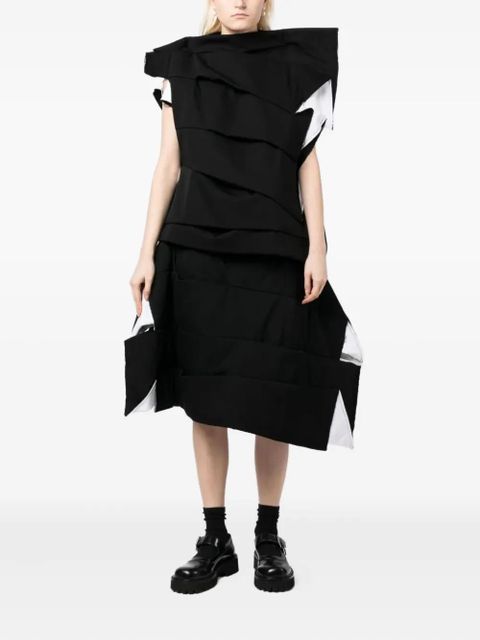 Comme Des Garçons folded layered jacket - Black - zdjęcie produktu nr 2