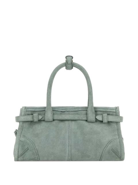 Prada mini Bonnie suede tote bag - Green - zdjęcie produktu nr 2