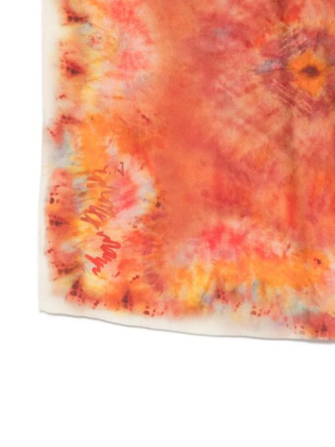 ZIMMERMANN tie-dye scarf - Red