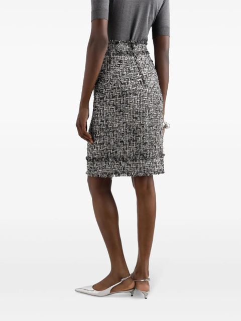 Dolce & Gabbana tweed skirt - Grey