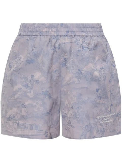 Off-White all-over printed shorts - Purple - zdjęcie produktu nr 1