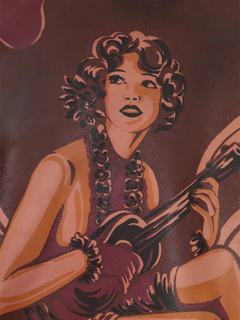 Prada printed leather jacket - Brown - zdjęcie produktu nr 2