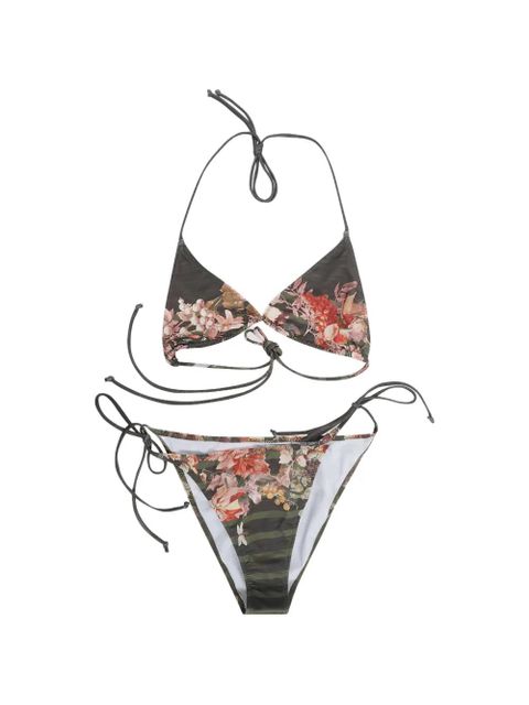 Jean Paul Gaultier floral-print bikini - Green - zdjęcie produktu nr 1