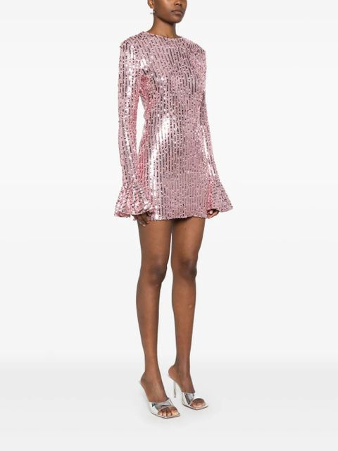 ROTATE BIRGER CHRISTENSEN sequin mini dress - Pink