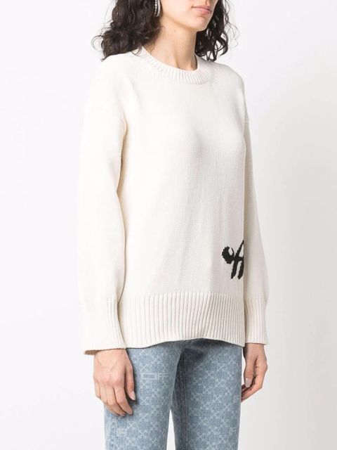 Off-White intarsia-logo jumper - zdjęcie produktu nr 2