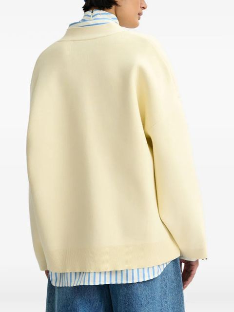 Essentiel Antwerp flower-button cardigan - Neutrals