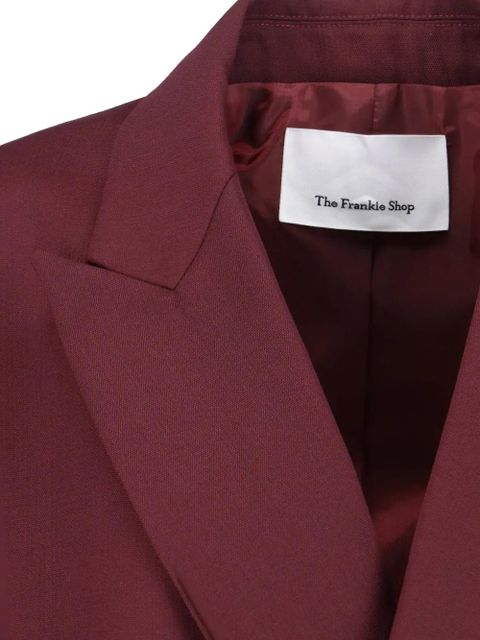 The Frankie Shop Monterey double-breasted blazer - Red