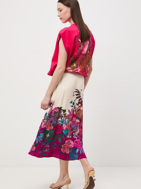 Medicine spódnica trapezowa z wiskozy - zdjęcie produktu nr 1