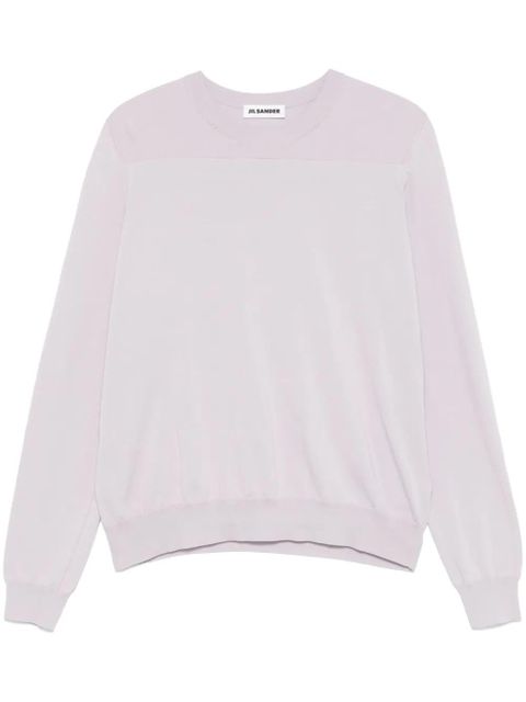 Jil Sander cotton sweater - Purple - zdjęcie produktu nr 1