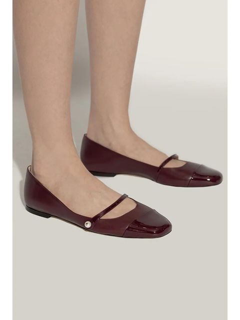 Jimmy Choo Elisa ballerina shoes - Red