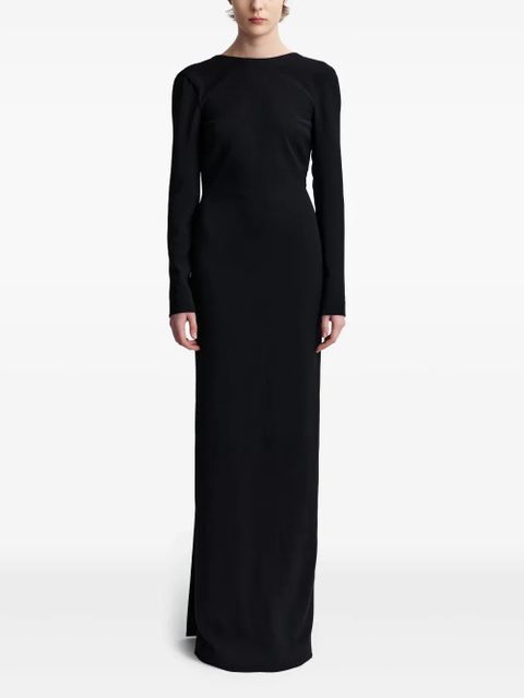 16Arlington Christabel crepe gown - Black
