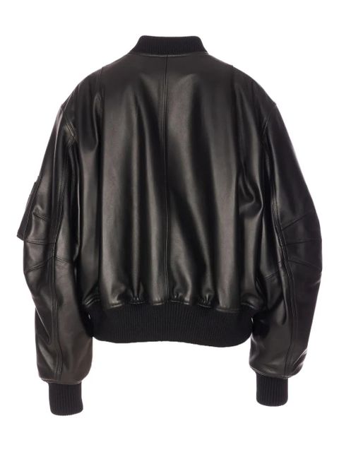 The Attico zip-up bomber - Black - zdjęcie produktu nr 2