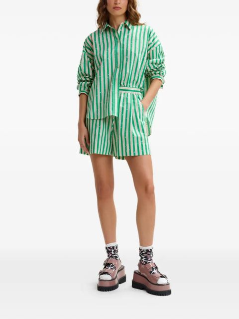 Essentiel Antwerp Jelief striped shirt - Green - zdjęcie produktu nr 2
