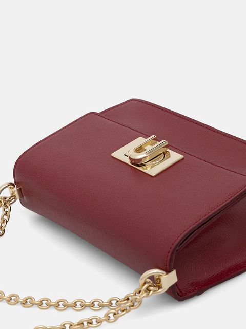 Furla torebka skórzana 1927 kolor bordowy BAFKACO.ARE000.CGQ00