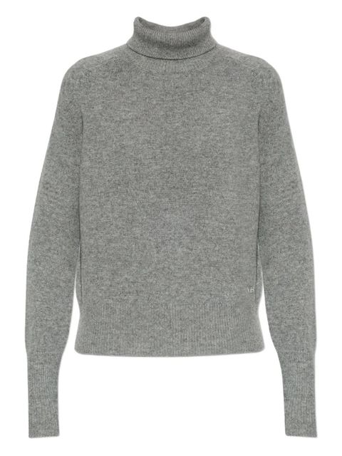 Victoria Beckham roll-neck logo-detailed sweater - Grey - zdjęcie produktu nr 1