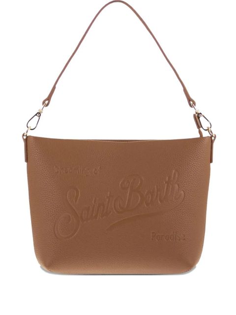 MC2 Saint Barth Aline leather shoulder bag - Brown - zdjęcie produktu nr 1
