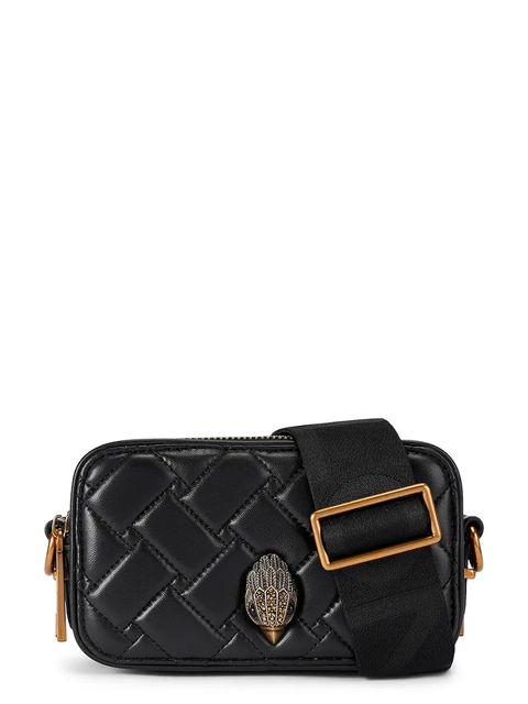 Kurt Geiger London torebka skórzana Kensington kolor czarny 5389100109 - zdjęcie produktu nr 1