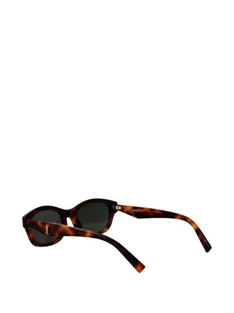 Saint Laurent Eyewear rectangle-frame sunglasses - Brown