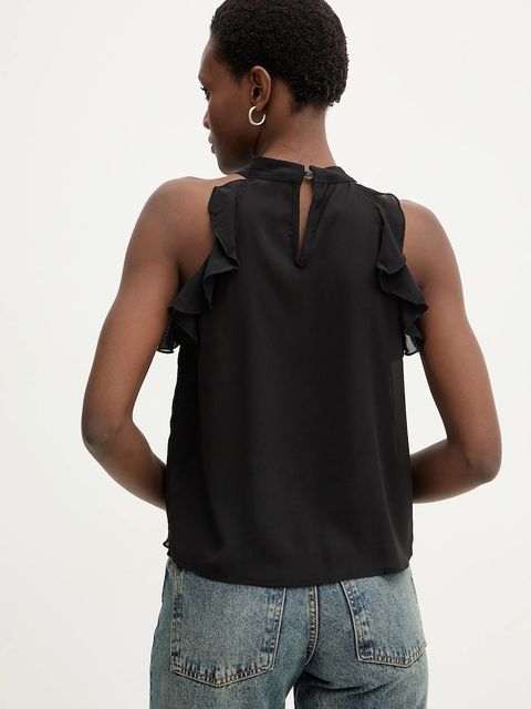 Answear.LAB bluzka damska kolor czarny gładka