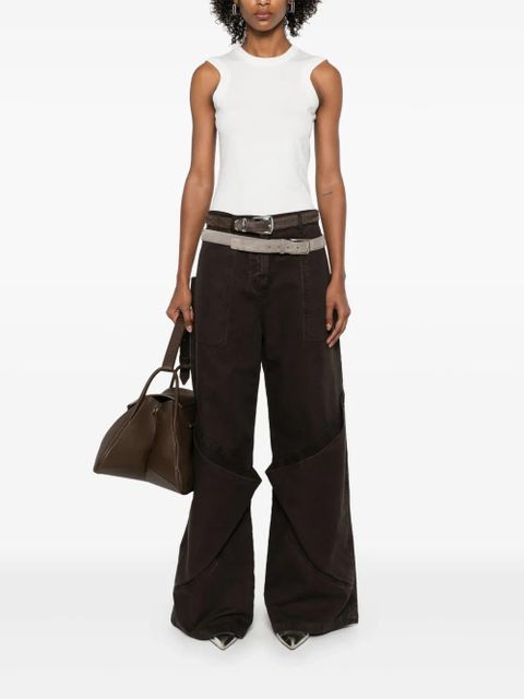 The Attico wide-leg trousers - Brown - zdjęcie produktu nr 2