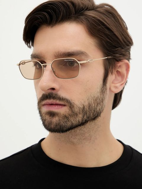 Armani Exchange okulary przeciwsłoneczne kolor złoty 0AX2056S