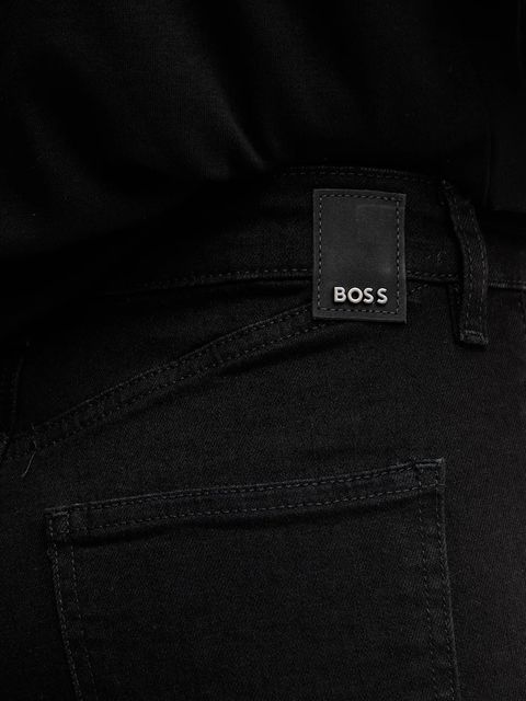 BOSS jeansy damskie kolor czarny 50546342