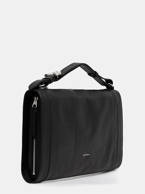 Coccinelle torebka skórzana ELINOR kolor czarny E1.TL5.12.02.01 - zdjęcie produktu nr 2