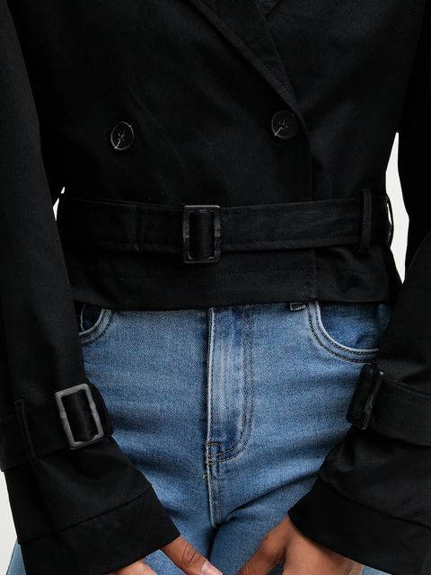 Answear.LAB kurtka kolor czarny przejściowa