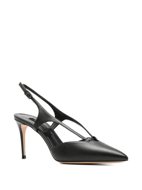 Casadei leather slingback pumps - Black - zdjęcie produktu nr 2