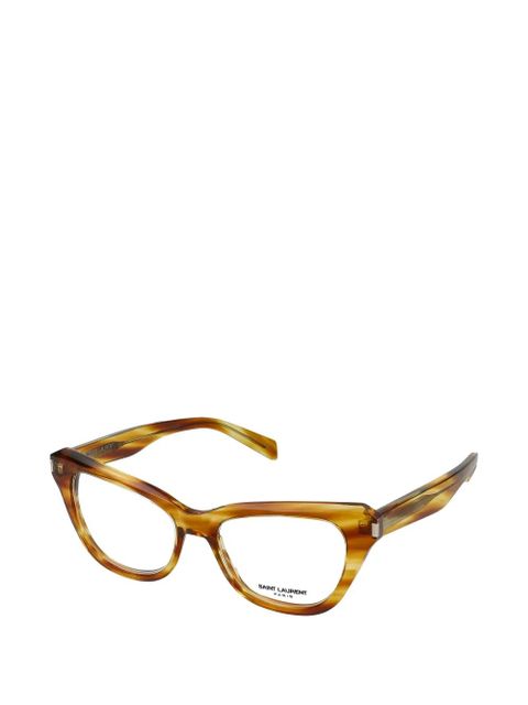 Saint Laurent cat-eye frame glasses - Brown - zdjęcie produktu nr 2
