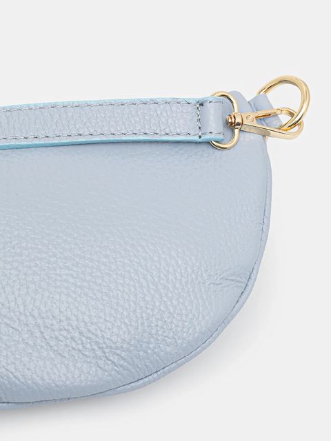 Answear.LAB nerka skórzana kolor niebieski - zdjęcie produktu nr 2