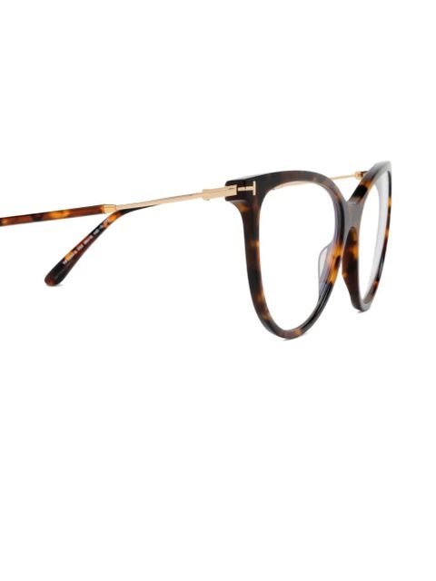 TOM FORD Eyewear tortoiseshell cat-eye glasses - Brown