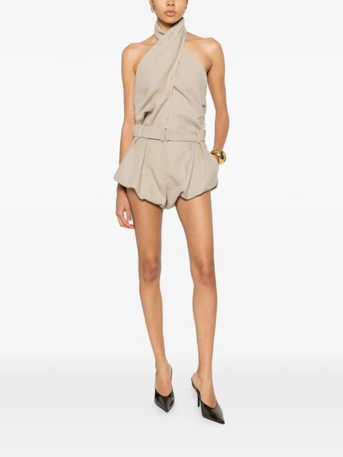 Magda Butrym halterneck blouse - Neutrals