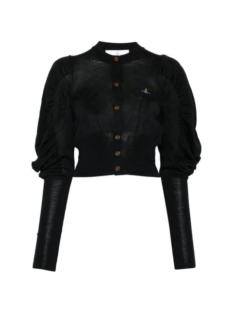Vivienne Westwood Eli button orb cardigan - Black - zdjęcie produktu nr 1