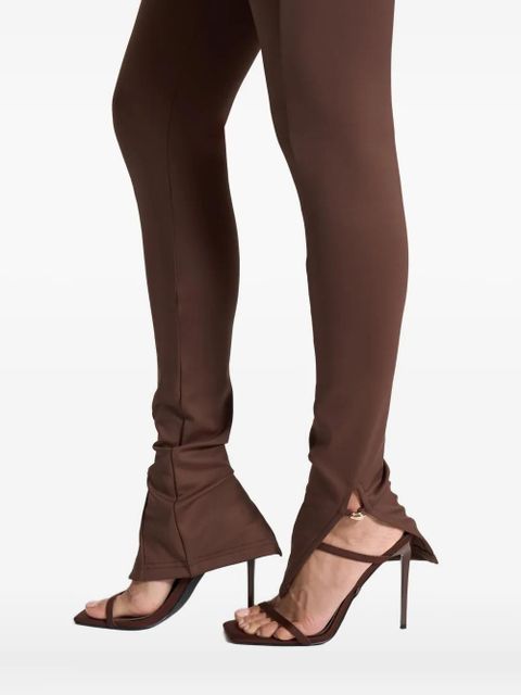 Manière De Voir Twisted Bust off-shoulder jumpsuit - Brown