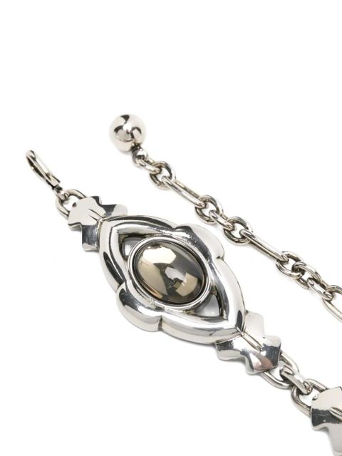 ETRO embellished chain-link belt - Silver