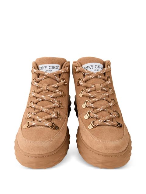 Jimmy Choo Diamond Maxi Hike F suede high-top sneakers - Neutrals - zdjęcie produktu nr 2