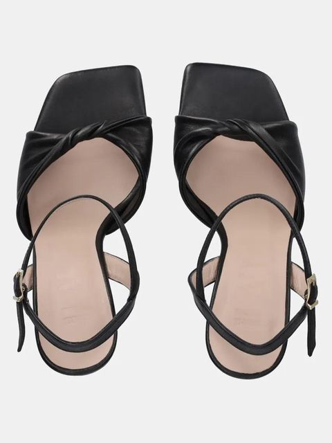 Answear.LAB sandały skórzane kolor czarny