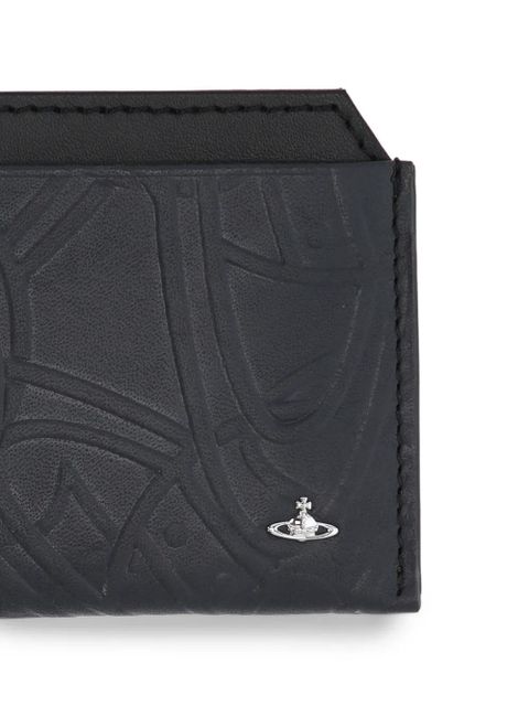 Vivienne Westwood embossed-design cardholder - Black