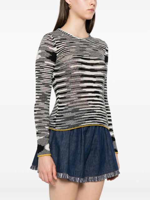 Missoni striped T-shirt - Black