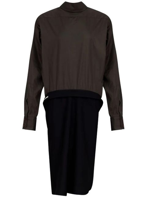 Maison Margiela panelled midi dress - Black - zdjęcie produktu nr 1